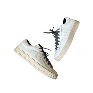 P448 John Sneaker White size 39 US 8.5 White Cream